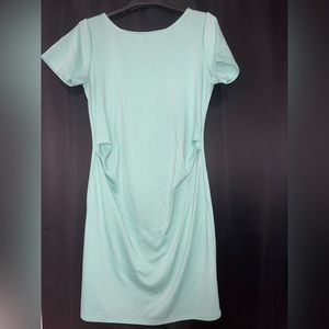 Aqua T-Shirt Dress